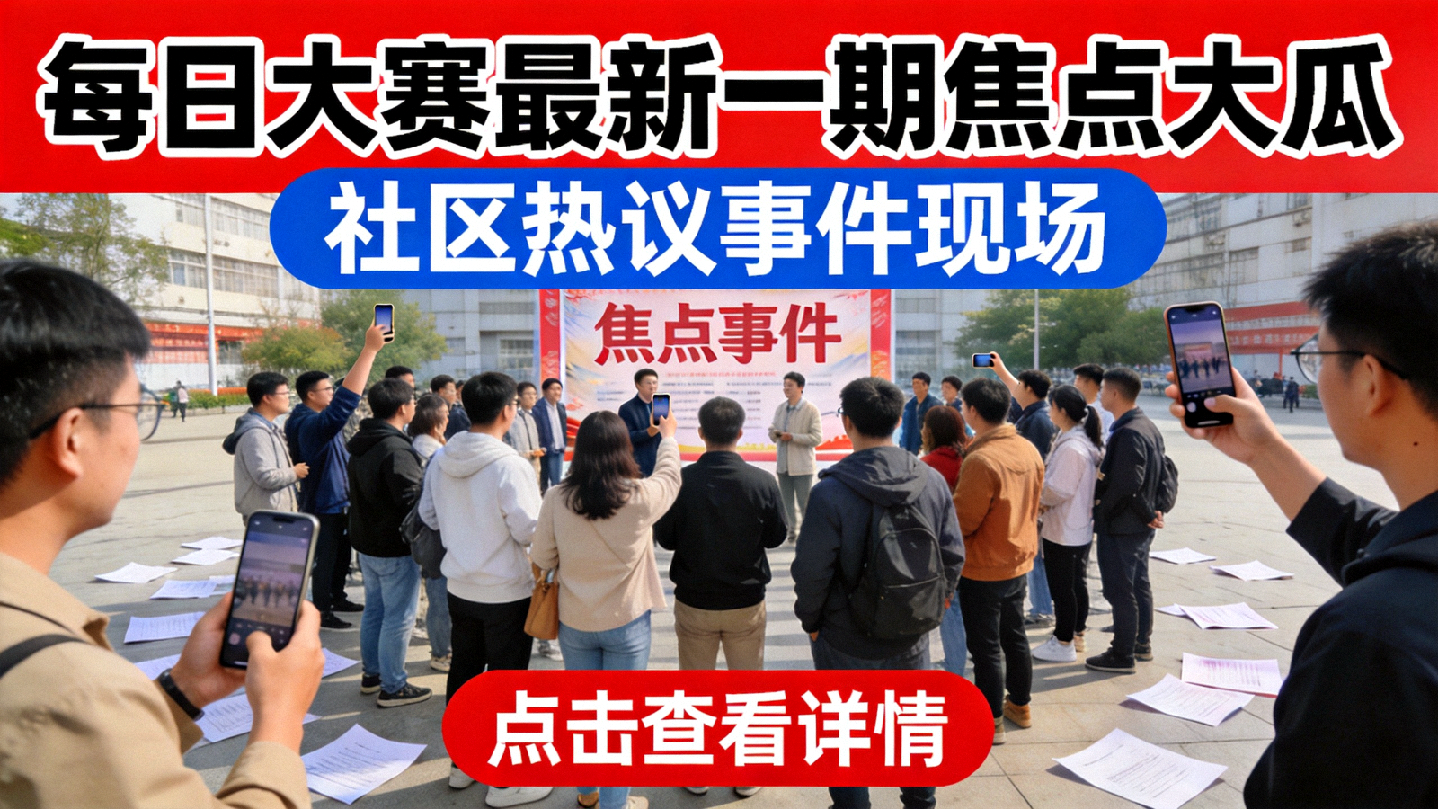 每日大赛最新一期焦点大瓜 - 社区热议事件现场高清封面